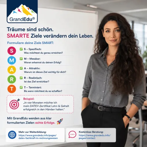 Bild: Träume sind schön – SMART formulierte Ziele bringen berufliche Entwicklung in Bewegung