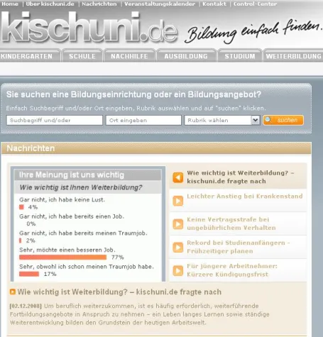 Bild: Wie wichtig ist Weiterbildung? – kischuni.de fragte nach