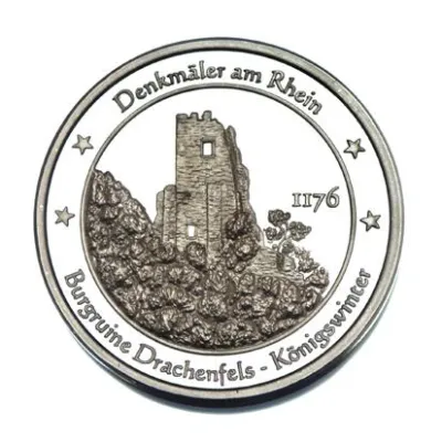 Bild: Drachenfels ziert Rheintaler-Medaille