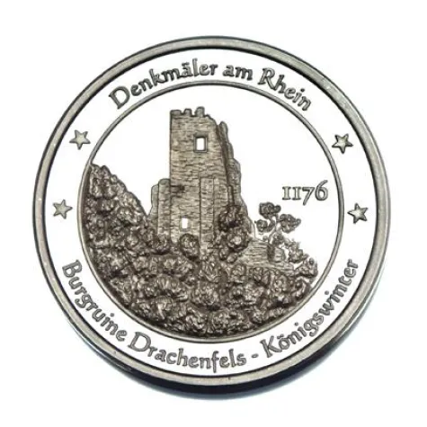 Bild: Drachenfels ziert Rheintaler-Medaille