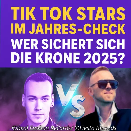 TikTok Künstler im Jahres-Check: „Real Emilian vs. Blue Eyes – Wer holt sich die Krone 2025?“ Bild: TikTok Künstler im Jahres-Check: „Real Emilian vs. Blue Eyes – Wer holt sich die Krone 2025?“
