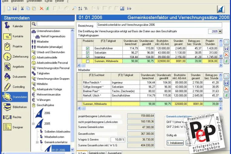 Bild: Mit standardisierter Büro- und Projektmanagement-Software effizienter und profitabler planen
