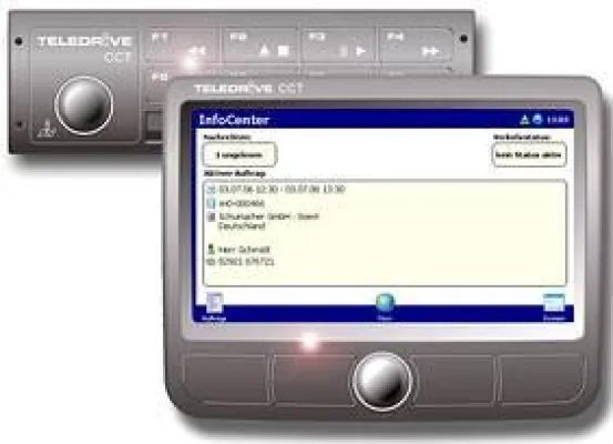 Bild: Im DIN-Schacht online mit der Zentrale kommunizieren
