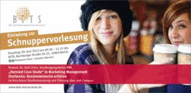 Bild: Schnupperstudium Marketing Management: Kundenorientierung bei Starbucks