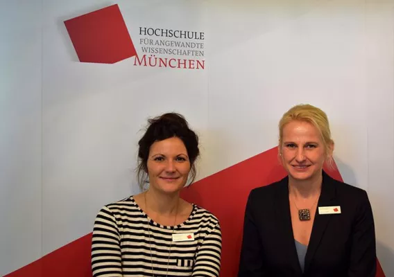 Bild: Hochschule München auf der neuen Weiterbildungsmesse myQ