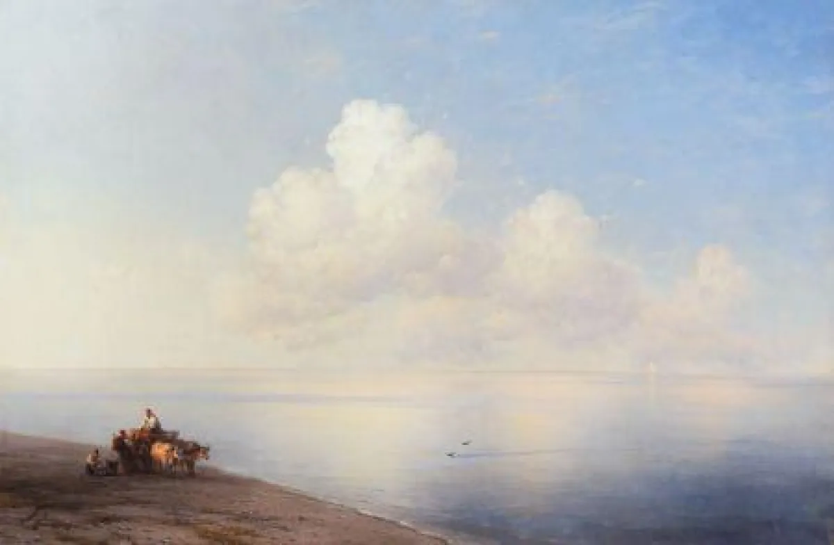Ivan Aivasovsky - Ruhige See. Öl auf Leinwand, 1887, 65,3 x 98,5 cm, Erlös: € 212.500
