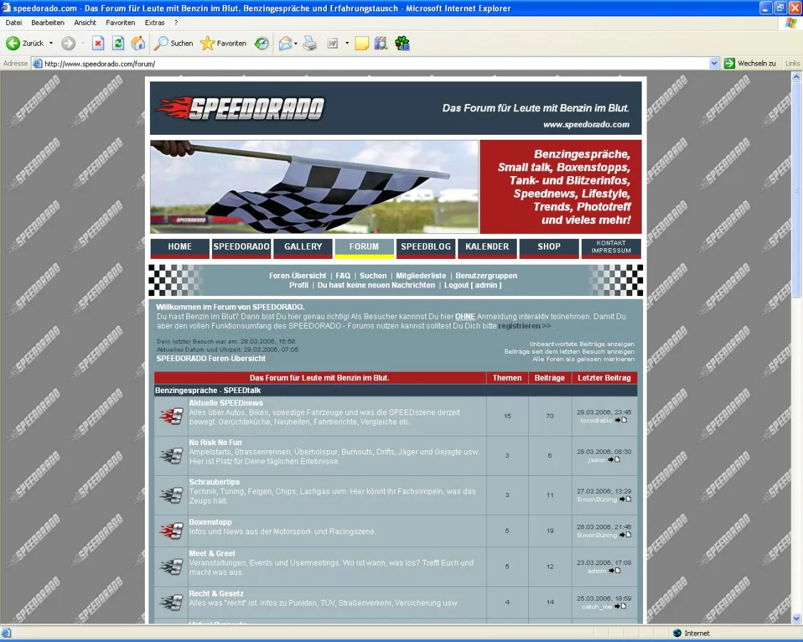 Das speedige Forum von SPEEDORADO.COM