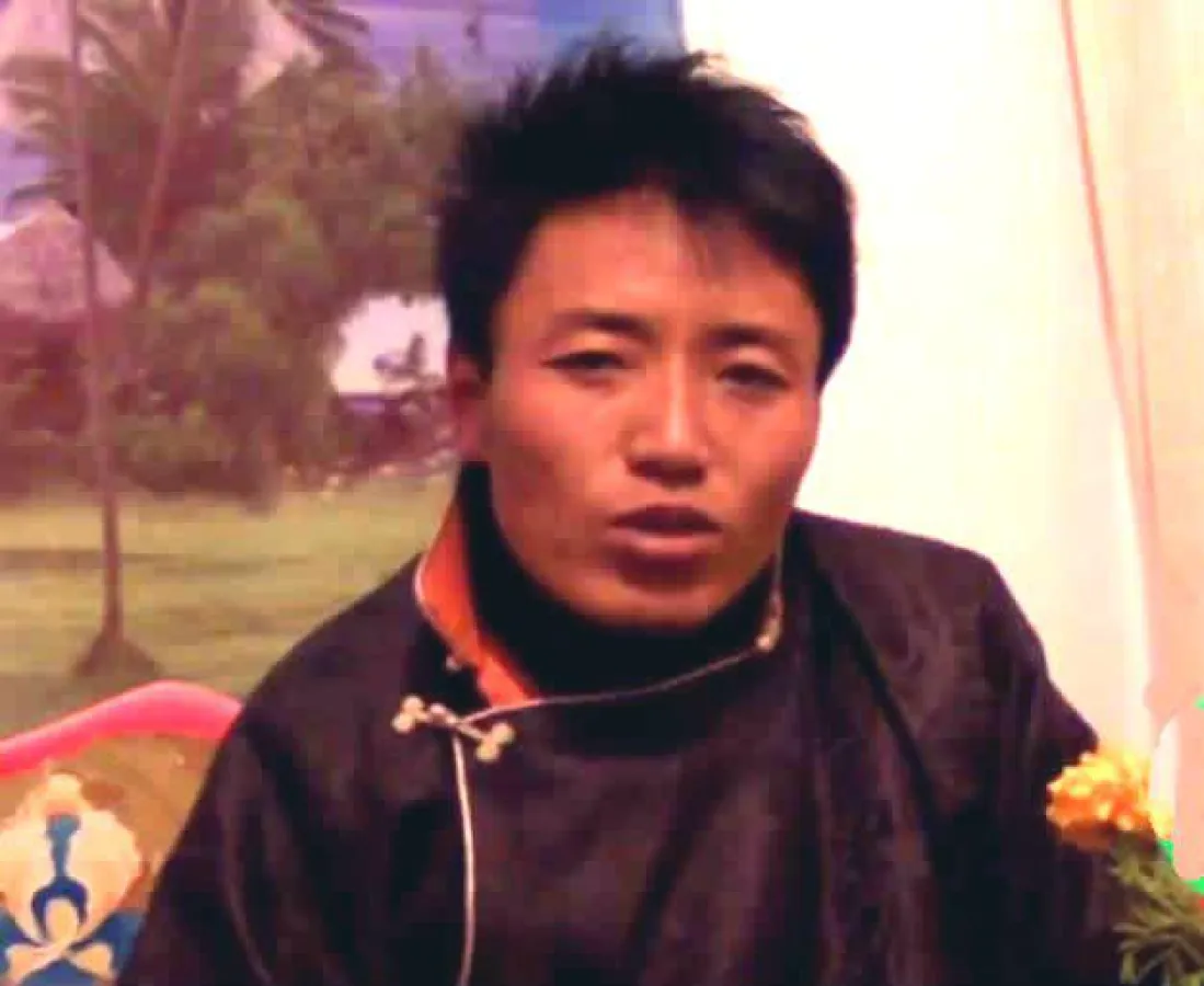 Athar in seiner Video-Botschaft