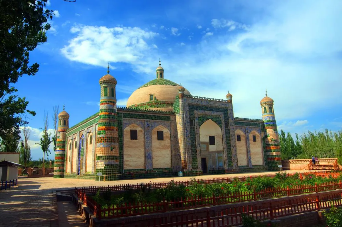 Das Apak-Hodscha-Mausoleum gehört zu den herausragenden Sehenswürdigkeiten in Kashgar.