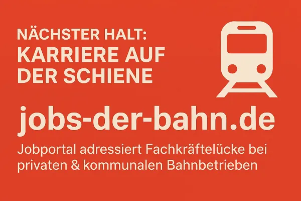 Bild: Jobs-der-Bahn.de startet: Jobportal für starke Bahnunternehmen in Deutschland