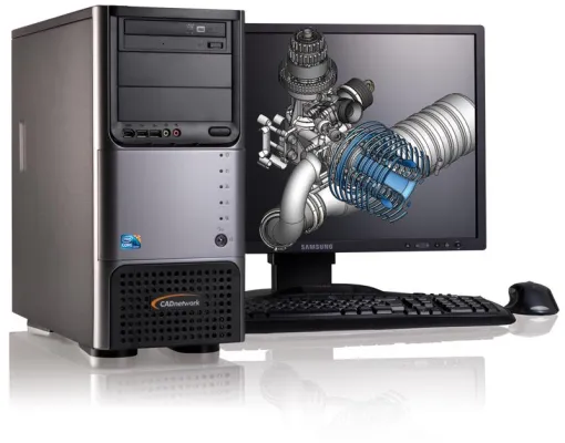 Bild: CAD Workstation CADnetwork ProViz X25 mit intelligenter Leistungsanpassung