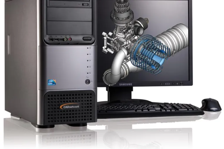 Bild: CAD Workstation CADnetwork ProViz X25 mit intelligenter Leistungsanpassung