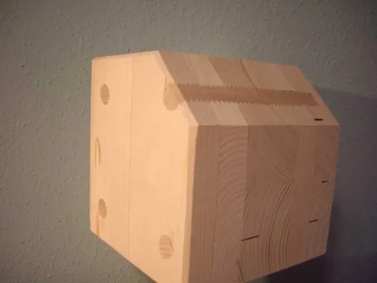 Bild: NUR-HOLZ - Massiv-Holzbausystem mit Vollholzschrauben im Holzbau, Ingenieurbau