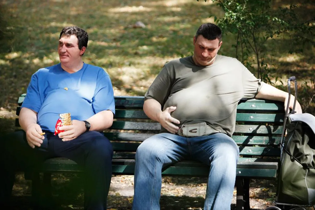 Vitalie und Wladimir Klitschko in