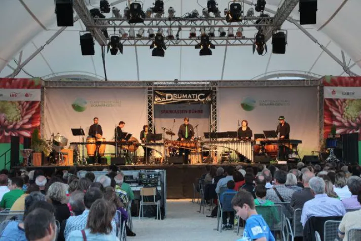 Bild: DRUMATIC auf der Gartenschau Sigmaringen