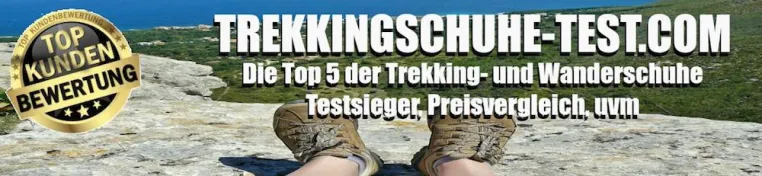 Bild: Trekkingschuhe Test listet die Top 5 der Trekking- und Wanderschuhe und bietet einen Preisvergleich