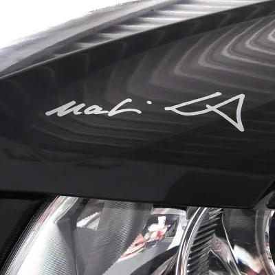 Die eigene Unterschrift als Aufkleber Bild: Die eigene Unterschrift als Aufkleber