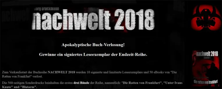 Bild: Endzeit-Reihe startet mit Buchverlosung