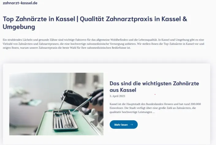 Bild: Zahnarzt in Kassel: Zwischen Hightech und Menschlichkeit