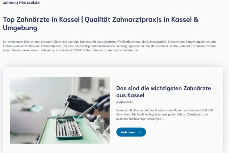 Bild: Zahnarzt in Kassel: Zwischen Hightech und Menschlichkeit