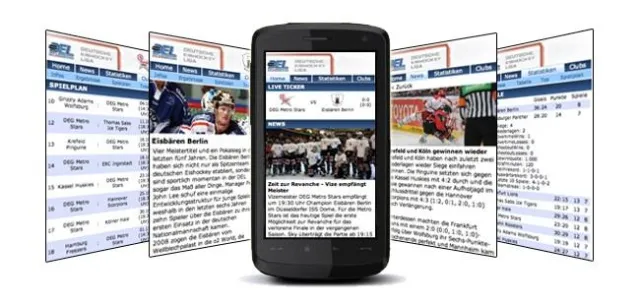 Bild: EUROSTREAM UND RESULT Consulting machen die Deutsche Eishockeyliga mobil