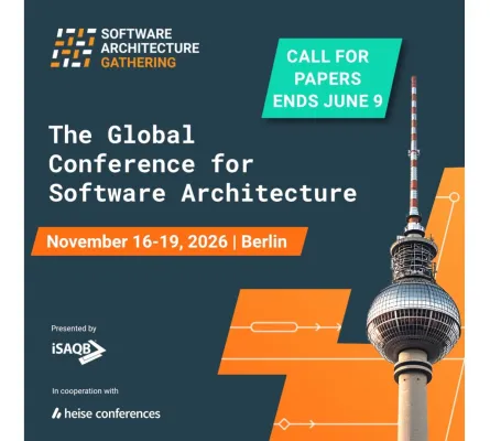 Bild: Software Architecture Gathering 2026 - Call for Papers jetzt geöffnet