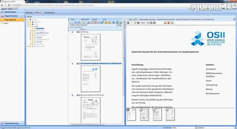 Version 6.5.0 des Open Source Dokumentenmanagement-Systems agorum® core verfügbar Bild: Version 6.5.0 des Open Source Dokumentenmanagement-Systems agorum® core verfügbar