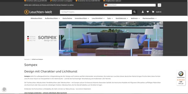 Bild: Moderne Eleganz und Funktionalität: Der einzigartige Stil von Sompex