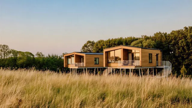 Bild: Außergewöhnlich übernachten an der Ostsee: Ostsee Baumhaushotel verbindet Baumhausurlaub, Design und Komfort