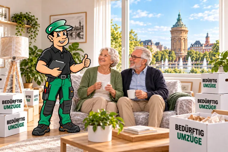 Bild: Seniorenumzug in Mannheim: Sicher umziehen und Zuschuss der Pflegekasse prüfen