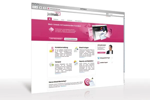 Bild: JustMails ist jetzt komplett kostenfrei