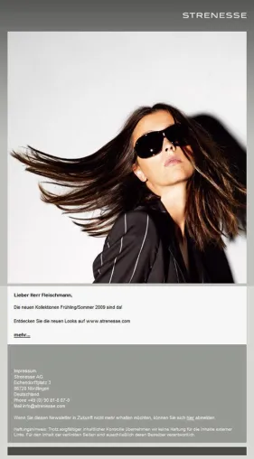 Email-Marketing Technologie von eCircle überzeugt Strenesse Bild: Email-Marketing Technologie von eCircle überzeugt Strenesse