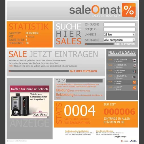saleOmat - das praktische Tool für Schnäppchenjäger Bild: saleOmat - das praktische Tool für Schnäppchenjäger