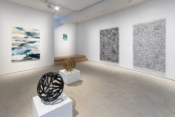 Bild: Galerie Jahn - Ausstellung "Slices" Michelle Jezierski und Christine Liebich