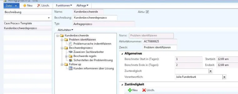 Case-Management mit ERP-System AX2012 Bild: Case-Management mit ERP-System AX2012