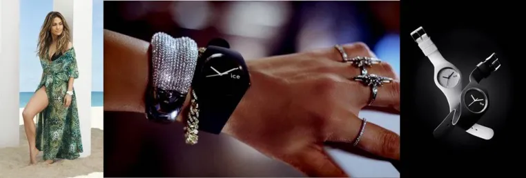 Bild: Weltstar Jennifer Lopez schmückt sich mit Ice-Watch Uhr in ihrem Musikvideo