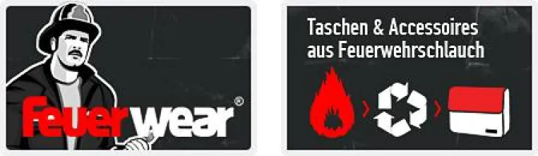 Feuerwear - Taschen aus Feuerwehrschlauch im neuen Online-Shop Bild: Feuerwear - Taschen aus Feuerwehrschlauch im neuen Online-Shop