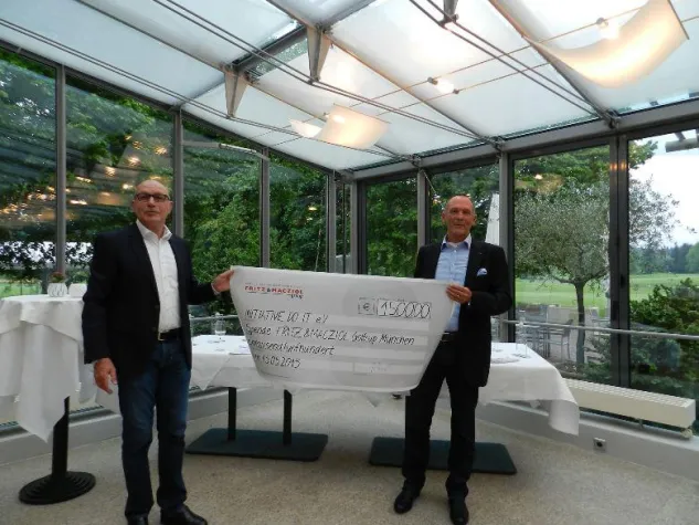 Bild: FRITZ & MACZIOL group spendet 1.500 Euro an INITIATIVE DO IT e.V.