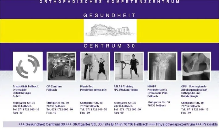 Bild: birdy.net realisiert neue Website für das "Gesundheit Centrum 30"