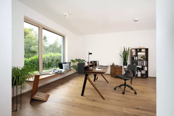 Bild: Neue Design-Innovation bei Raum + Form: Der Team 7 Schreibtisch Pisa