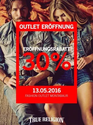 Bild: 13. Mai 2016: True Religion eröffnet Marken-Store im Fashion Outlet Montabaur