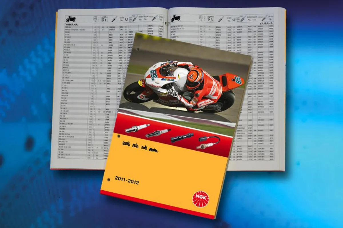 Der neue Zweirad-Katalog von NGK listet 8.200 Anwendungen für Motorräder, Scooter und Quads auf.