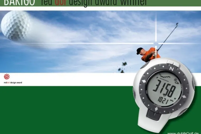 Bild: dublisGolf 11/09: BARIGO® No. 44 Pocket Wetterstation für den Golfsport in Deutschland, Österreich und Schweiz
