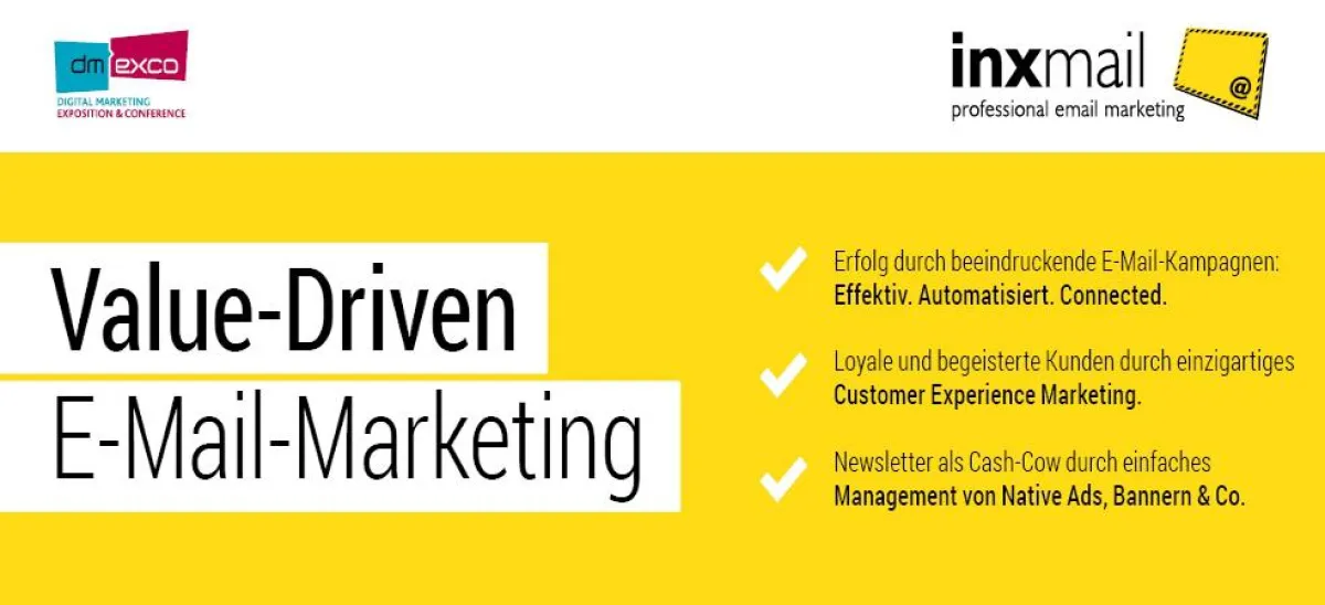 Dmexco: Erfolg durch Value-Driven E-Mail-Marketing