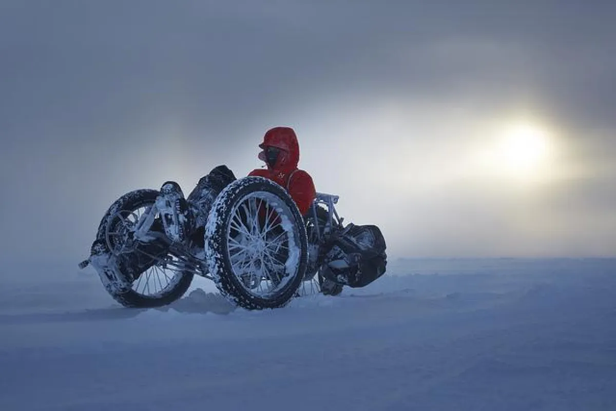 Expedition mit ICE Trike zum Südpol (Copyright: Ryan Edy)