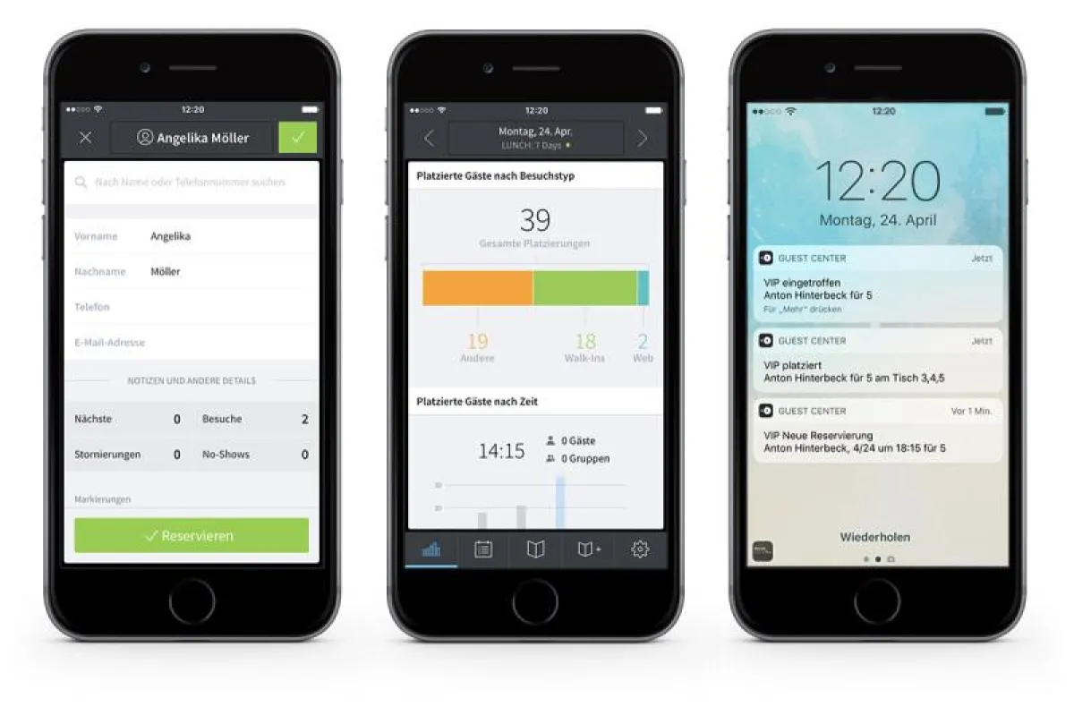 OpenTable iPhone App GuestCenter