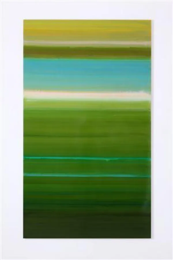 Annette Riemann, DAS IDEALE (Teilansicht), 2008, Pigmentfarben, Fotopapier auf Dibond, 210 x 123 cm