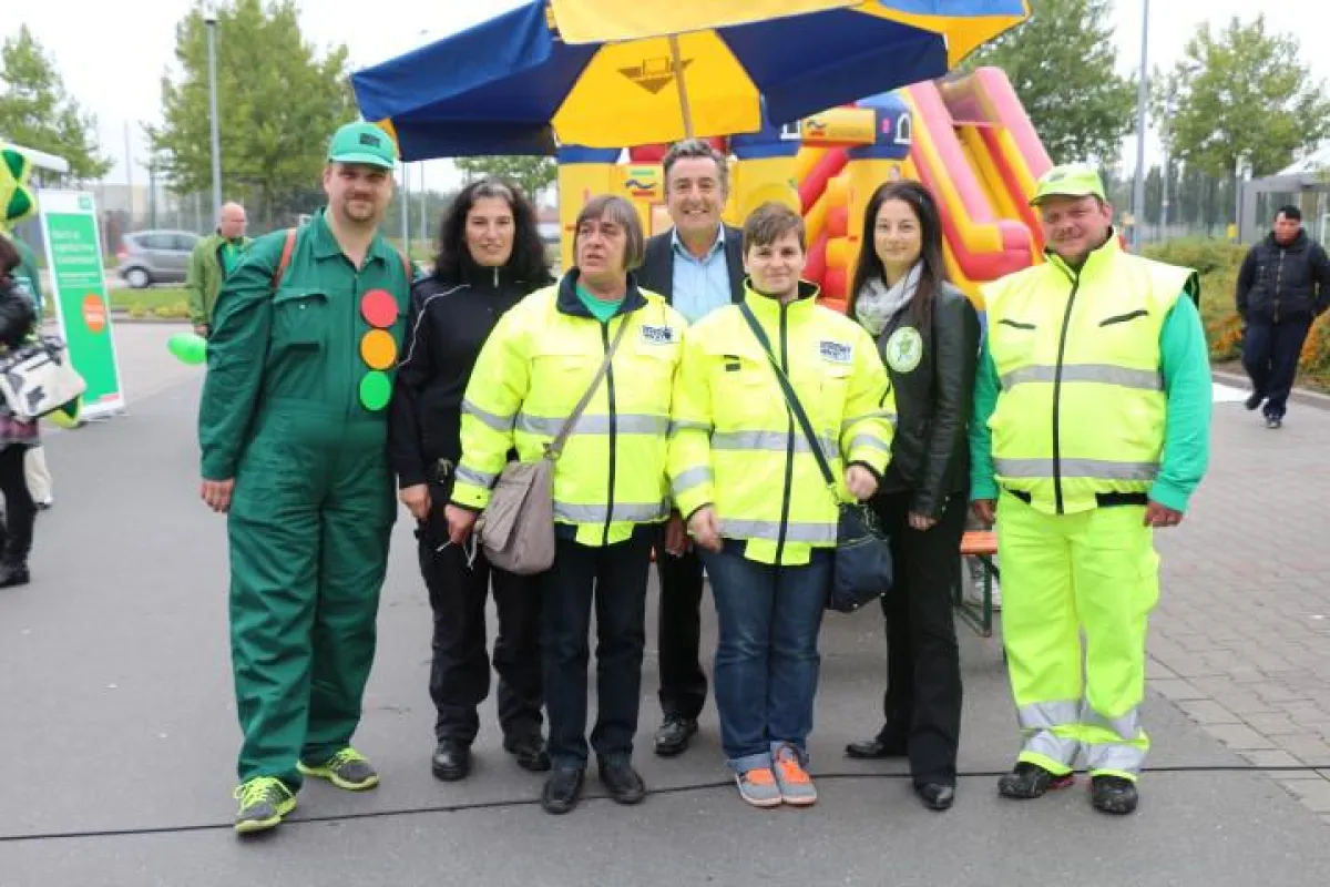 Deutsche Verkehrswacht, A.Pommeranz und Dr. Schellenberger