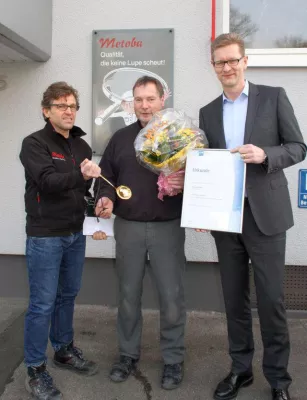 Bild: Seit 25 Jahren Oberflächenbeschichter bei Metoba