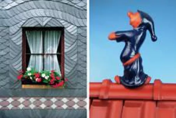 Bild: Dachschmuck und Schieferornamente